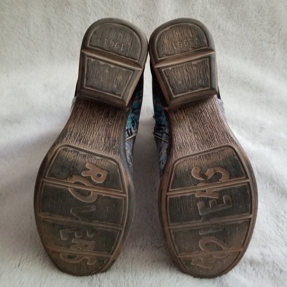 🇵🇹 ROVERS 42003 Low Heel Leather Lace Up Ankle Boot size 6.5 US / 37 EU - Picture 8 of 16